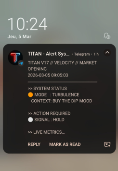 Alertes Telegram